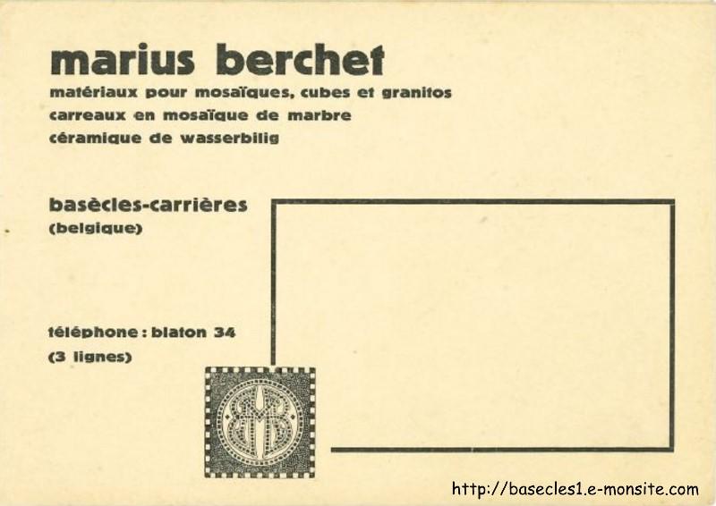 Marius Berchet (carte publicitaire)