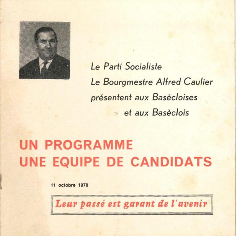 Elections communales 11 10 1970 ps n 2 folder 1