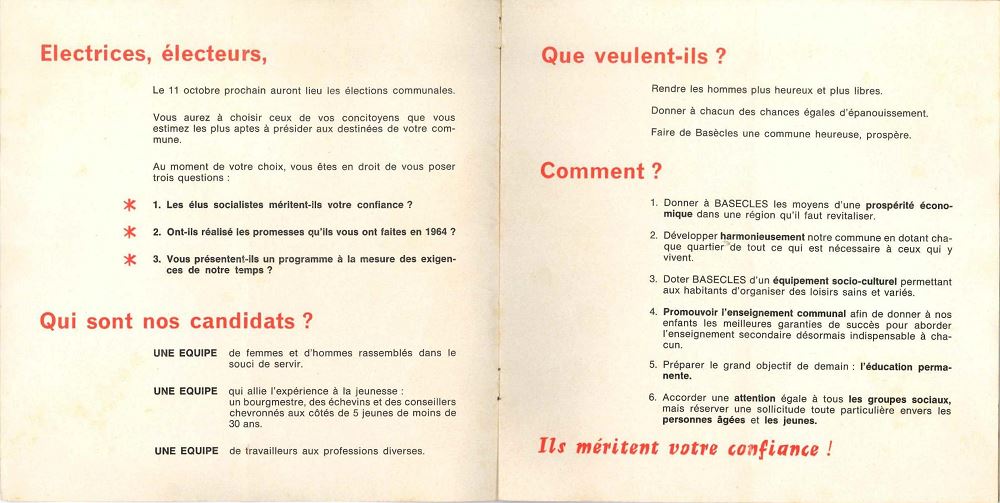Elections communales 11 10 1970 ps n 2 folder 2