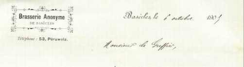 Brasserie Anonyme 1905