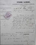 Carrières et Fours à Chaux Etienne Clément 20 août 1870