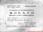 Carrières & Ets Roland