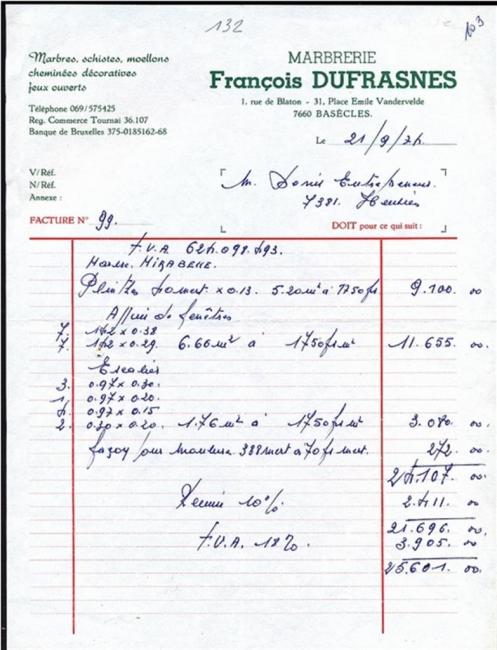 Marbrerie François Dufrasnes