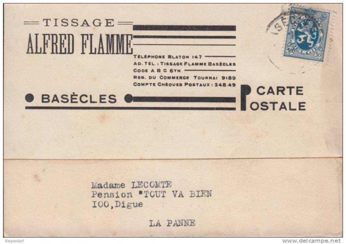 Tissage Alfred Flamme